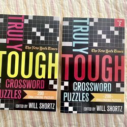 NEW! Two Crossword Puzzle Books