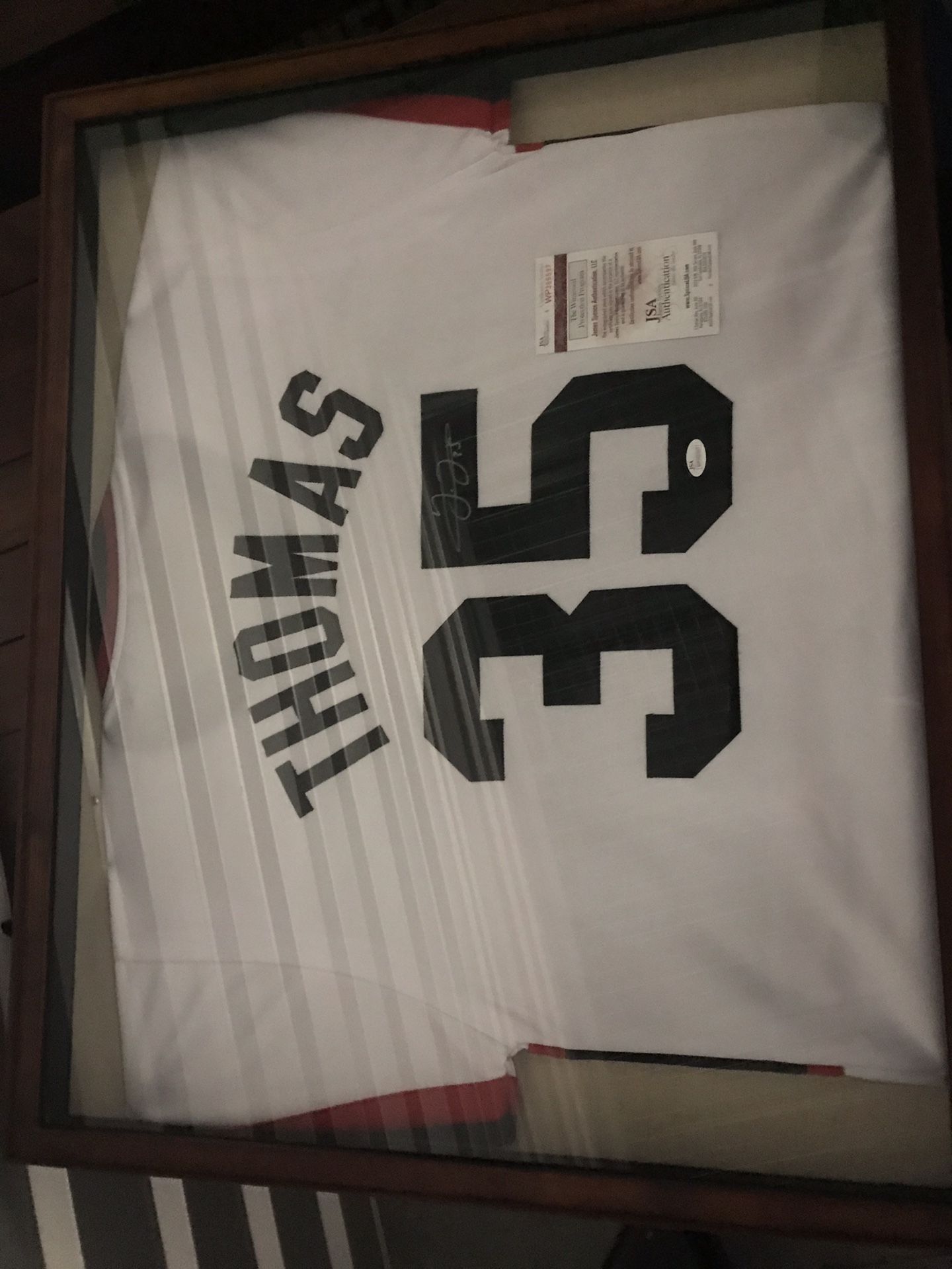 Signed Frank Thomas jersey