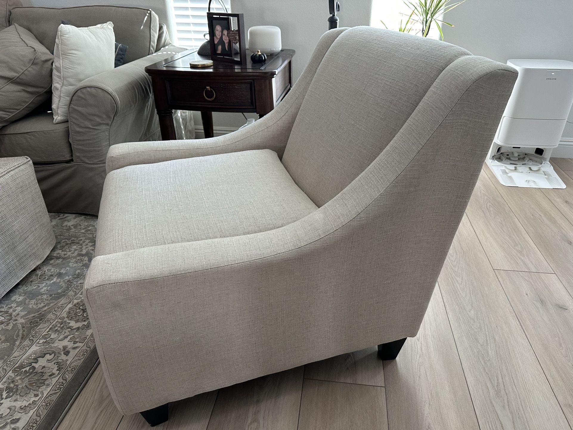 Ivory Fabric Chair