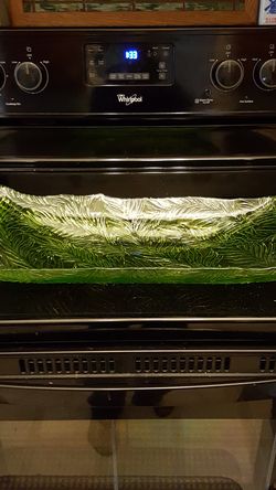 Awesome Heavy Embossed Green Dish