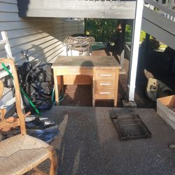 Antique Oak Desk 