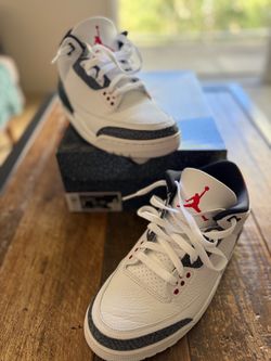 Air Jordan 3 White Cement Sneakers