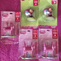 Disney Hallmark Candle Holder And Candles