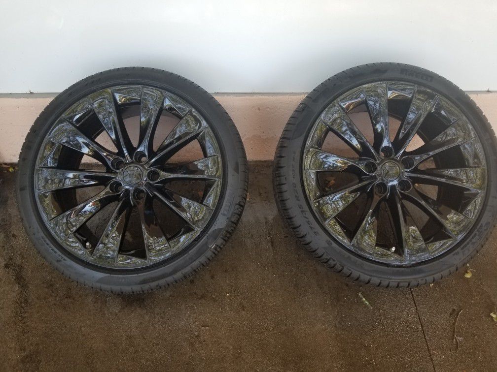 Tesla Model X 20" Rim Wheel Pair