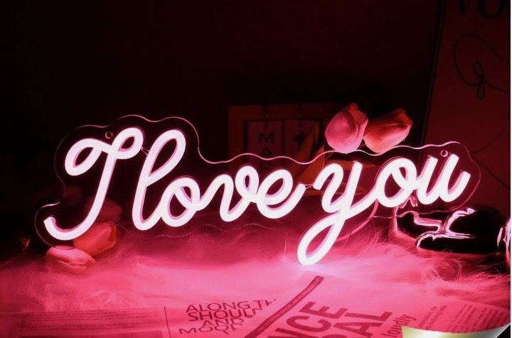 I LOVE YOU NEON - 2 AVAILABLE 