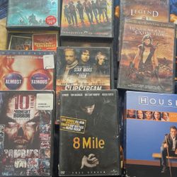 Over 200 DVDs