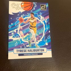 Tyrese Haliburton 2024-25 Donruss Pass The Rock #2