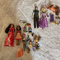 Disney / 12 inches dolls/ / tangled-moana/ elenna of avalor /figurines 