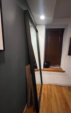 Large metal framed￼ mirror