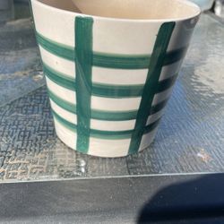 Green Porcelain Plant Pot