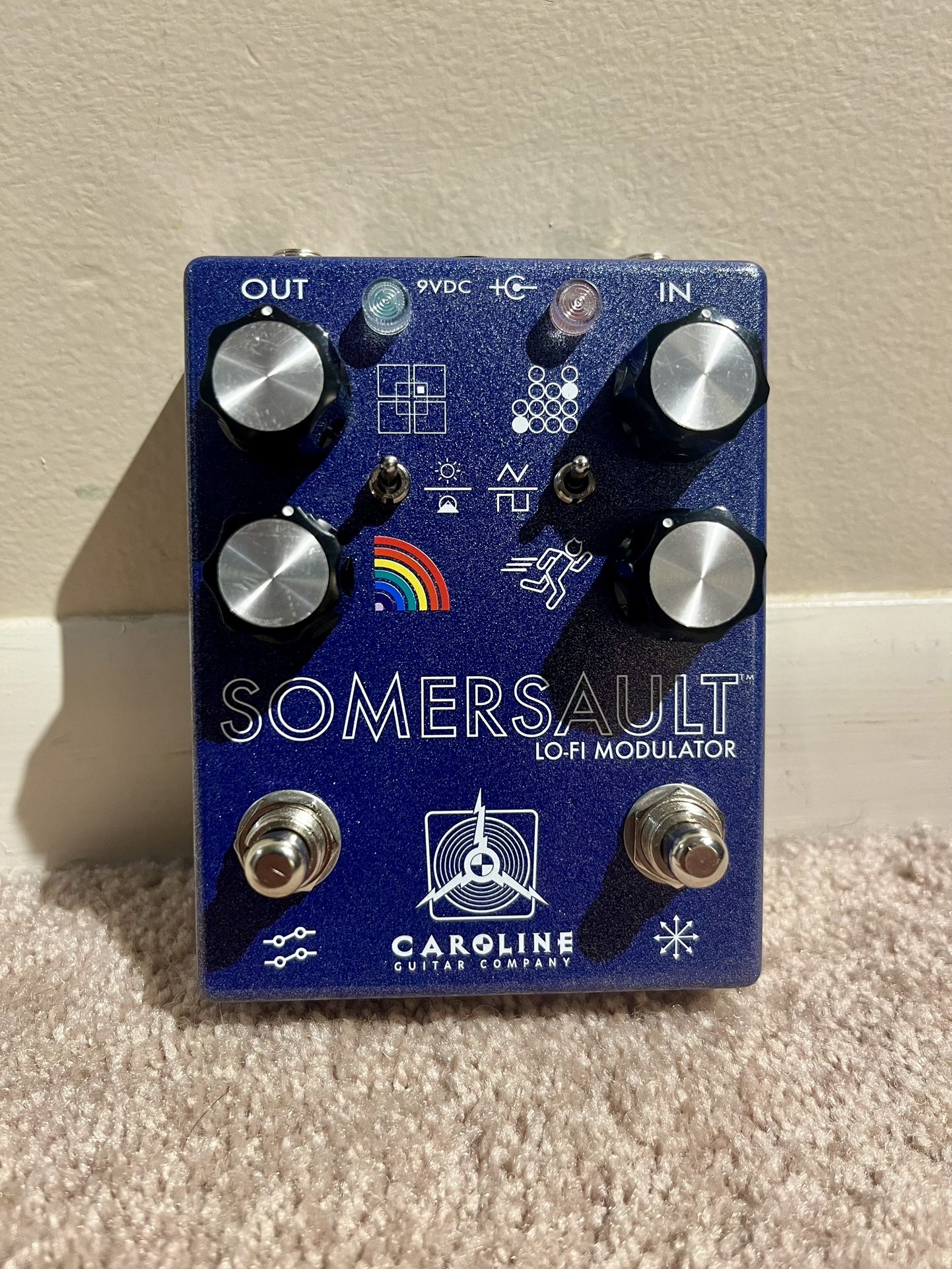 Caroline Guitar Company Somersault Lo-Fi Modulator Chorus/Vibrato Effects Pedal
