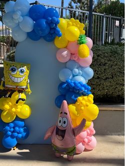 SpongeBob Balloon Garland Arch