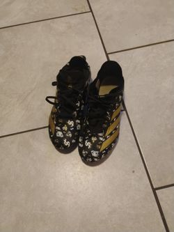football cleats and mouth guard