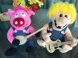 Mechanical vintage toys dueling banjos