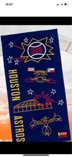 Houston Astros Homerun Spectacular Astrodome Beach Towel