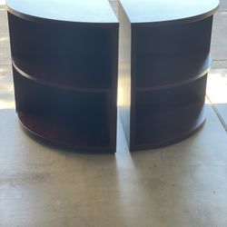 Mahogany Corner Book Case $50 Each Solid Wood