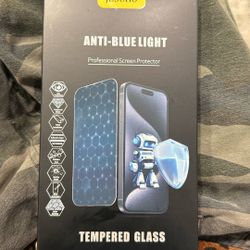 Anti Blue light Screen Protector For iPhone 16 Pro Max