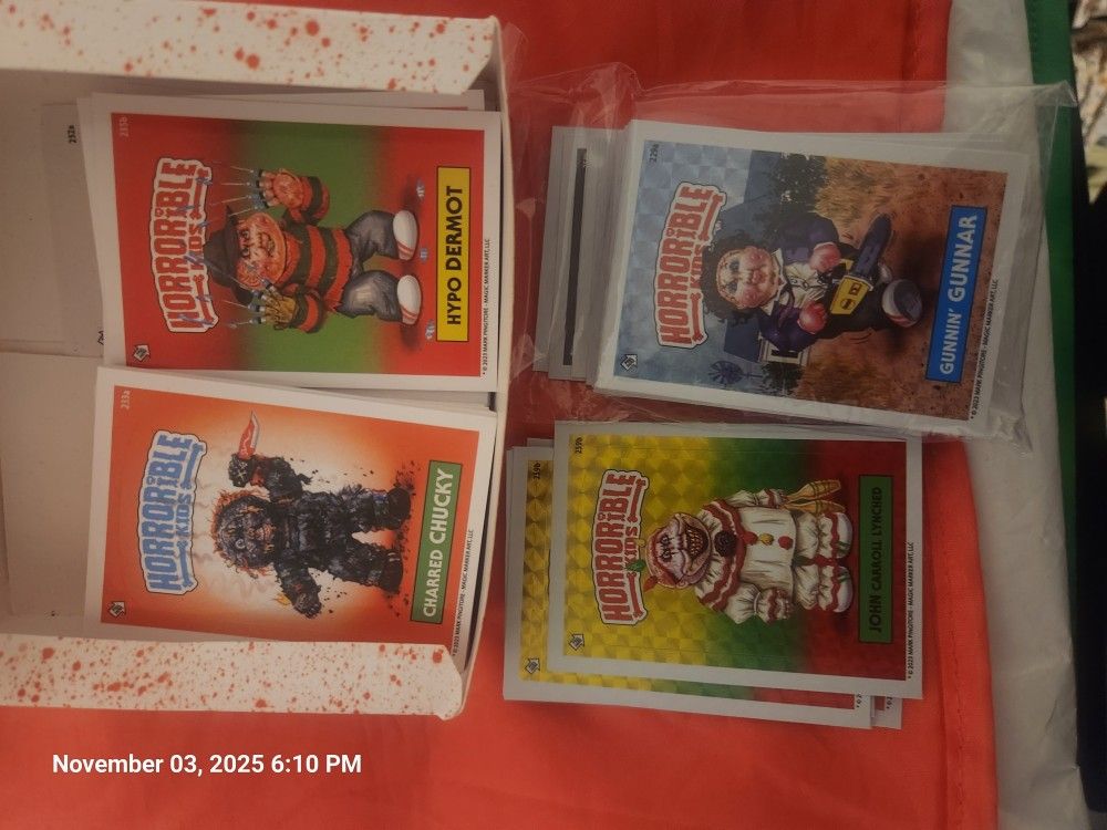 Garbage Pail Kids Parody (Horrible Kids)