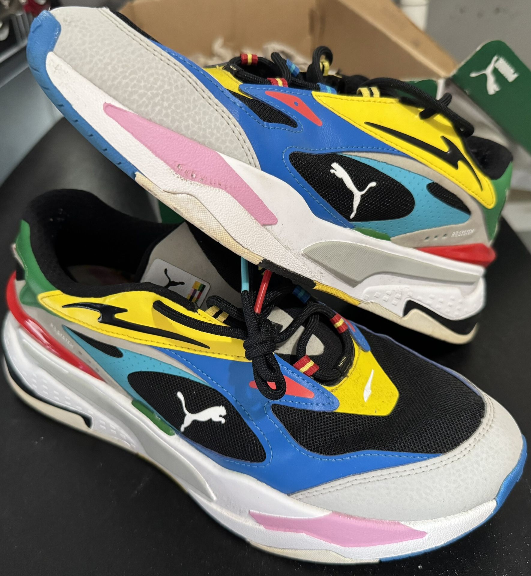 🔥 PUMA RS‑Fast “International Flags” – Very Good Condition!