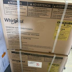 AC - Whirlpool 15,000 BTU 115V Window Air Conditioner Cools 700 Sq. Ft. with ENERGY STAR and Remote in White