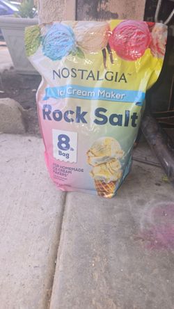 Nostalgia Ice Cream Maker Rock Salt 8 lb