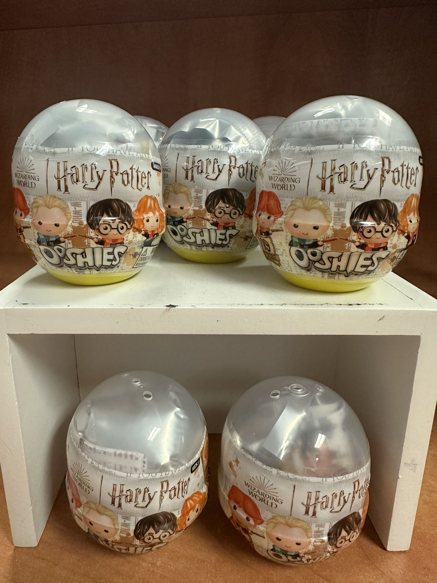 Ooshies Collectibles Harry Potter Lot Of 7 Sealed Capsules Wizarding World New