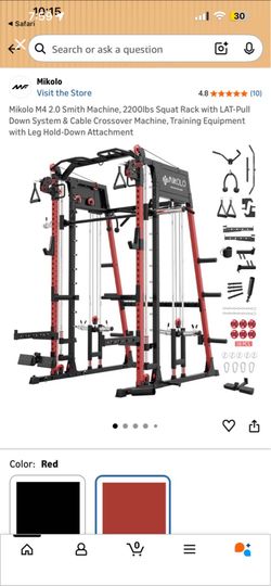 Mikolo squat rack machine