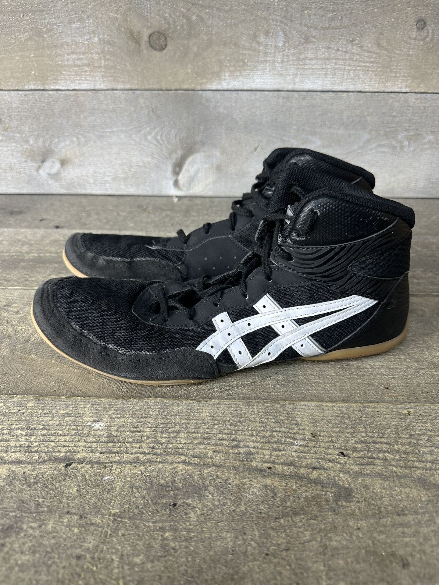 ASICS Matflex 7 Wrestling Shoes Men 10 Black Synthetic Performance 1081A051