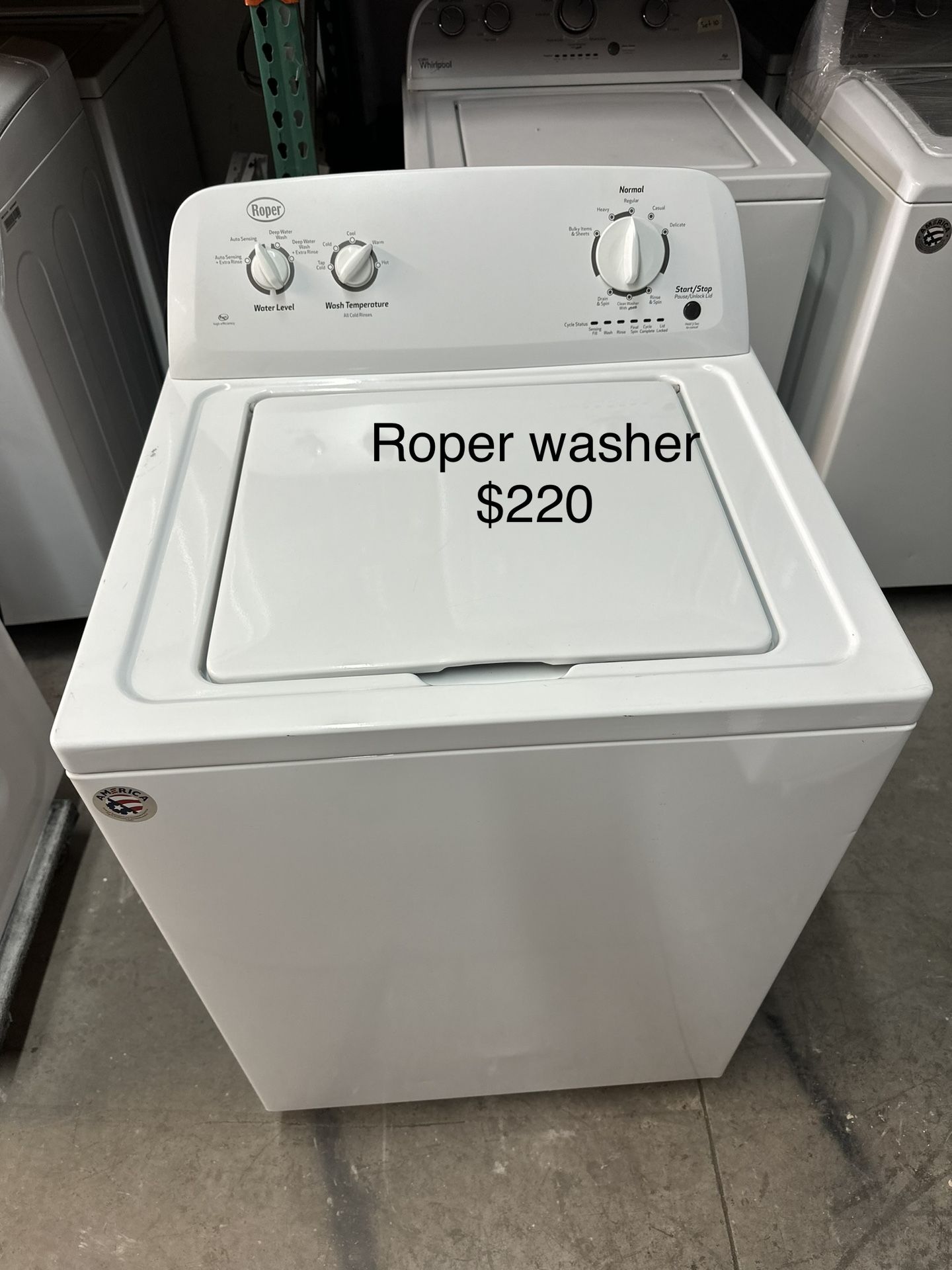 Roper Washer 