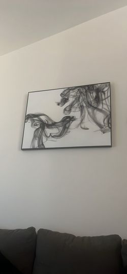Large smoke painting