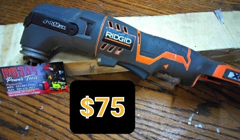 RIDGID 18-Volt OCTANE Cordless Brushless JobMax Multi-tool Model R8620 (Tool-Only)