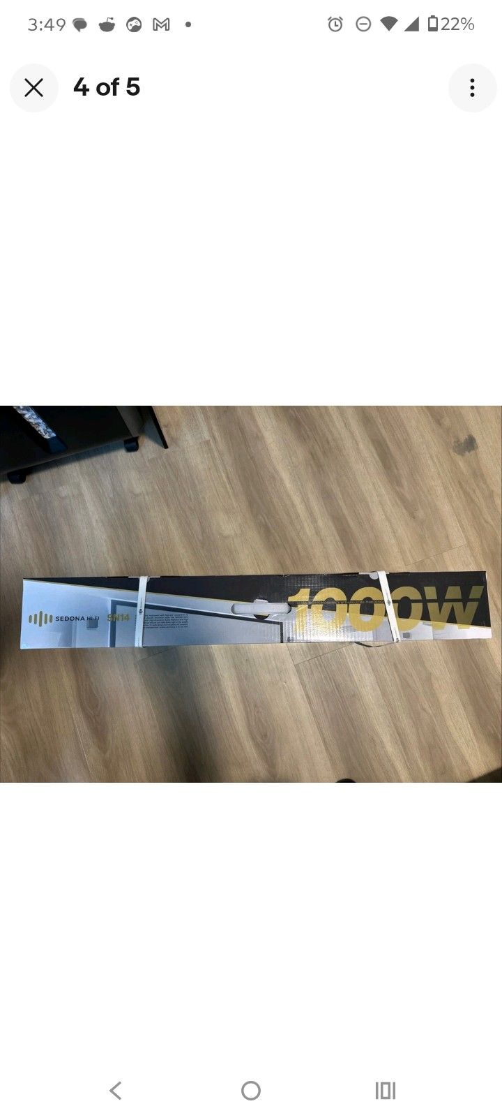 sedona home stereo system sn14  1000watts