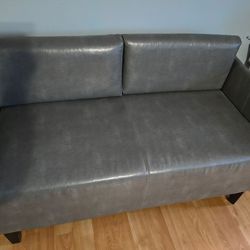 small grey  Love seat