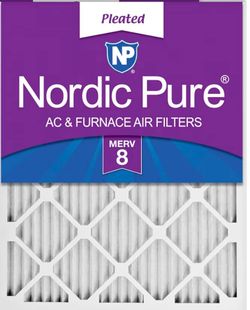 20X25X1 air filters Merv 8 (3/per pack)