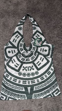Mexico halter jersey top