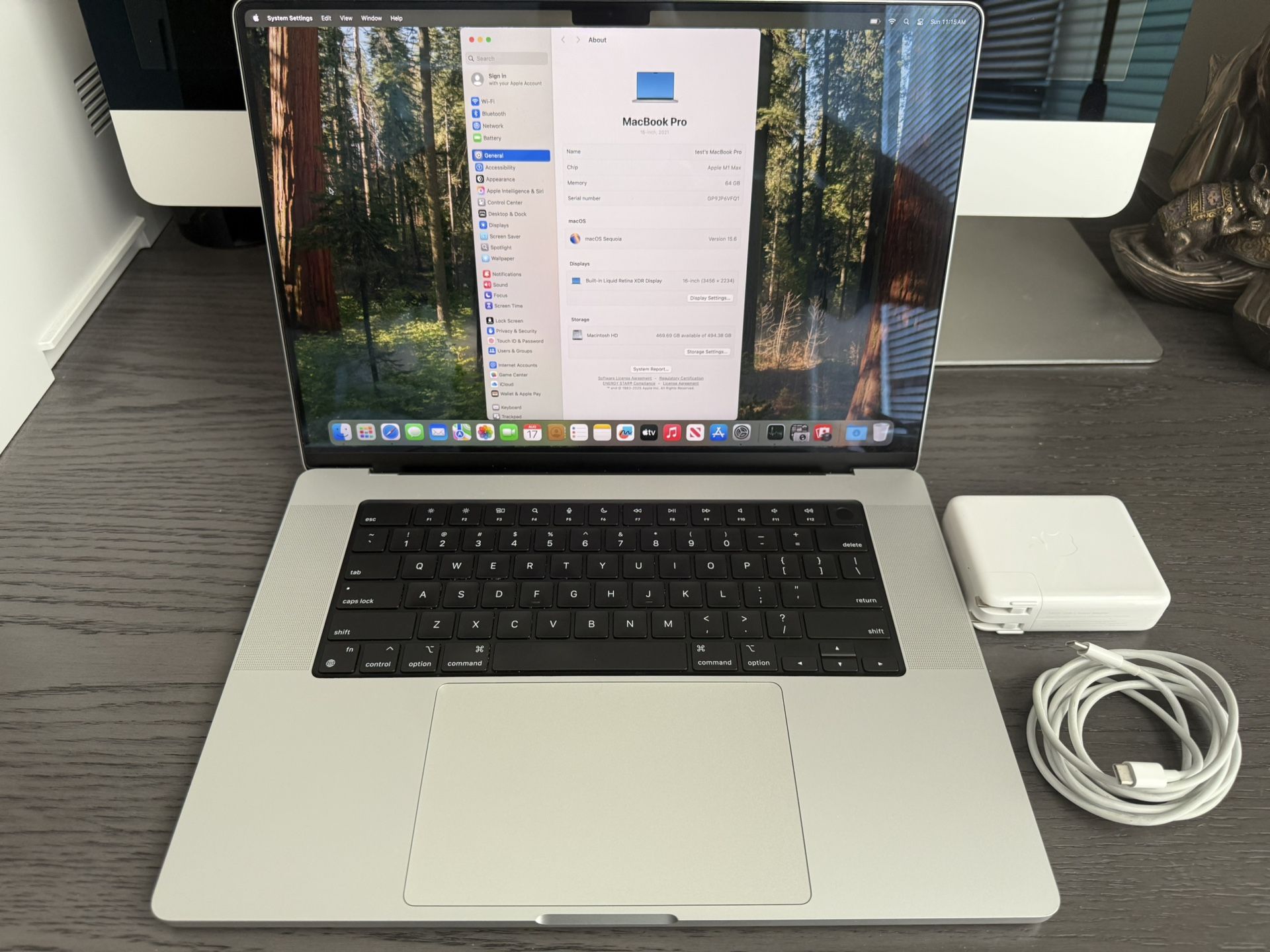 MacBook Pro 16-Inch M1 Max 64GB RAM 512GB SSD