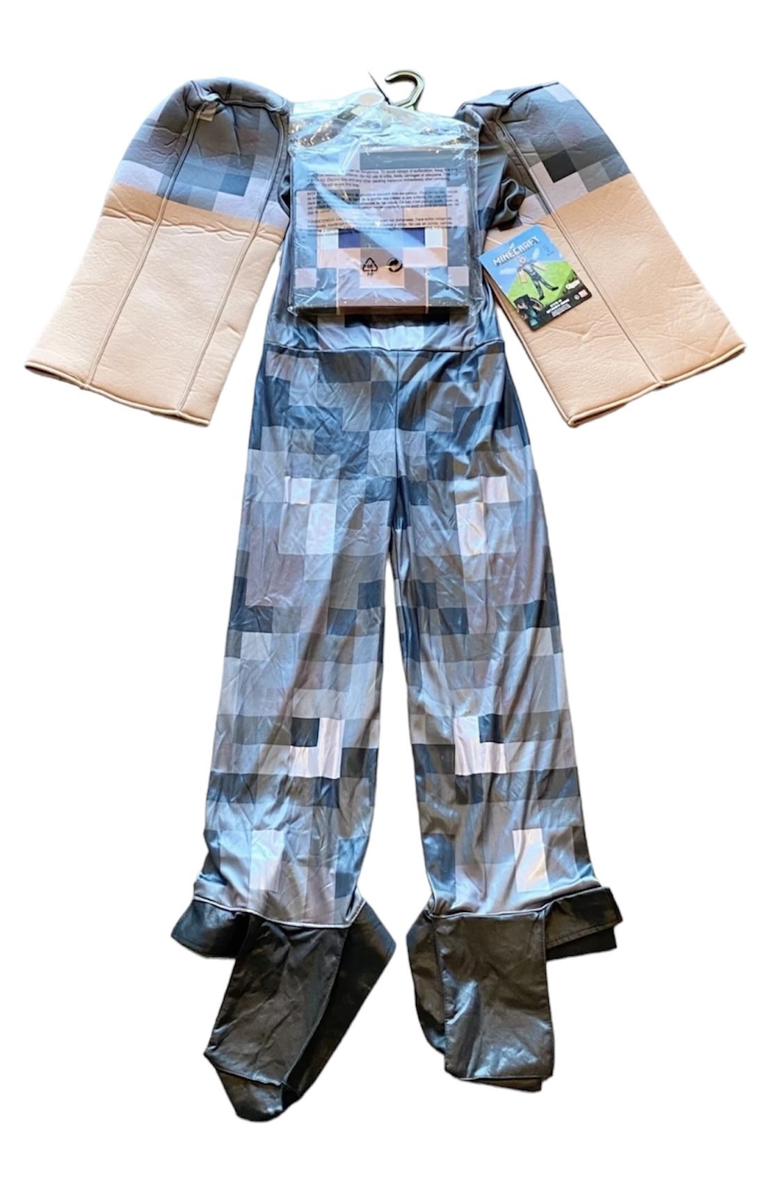 Disguise Boys Minecraft Steve In Netherite Armor Deluxe Costume Size M 8-10