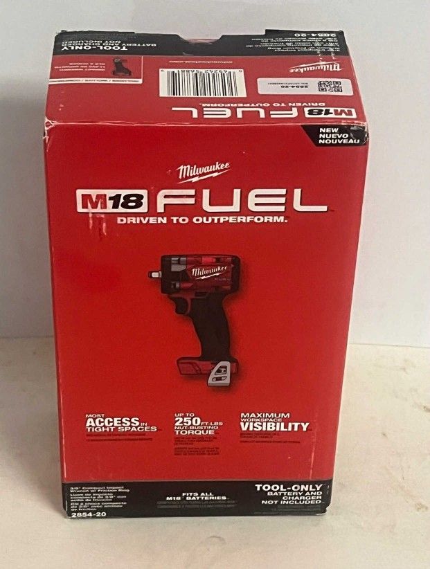 Milwaukee New 3/8" Compact Wrench M18 Fuel