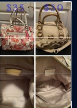 Authentic Coach purses