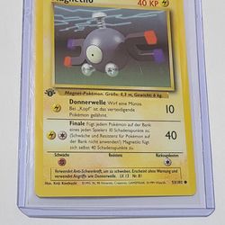 Pokemon - Magnetile 53/102 - 1. Edition - Base Set 1999 - German  GEM-MT 
