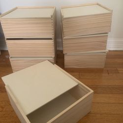 Wooden boxes