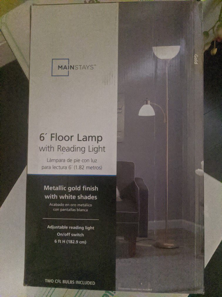 Floor Lamp Gold Color