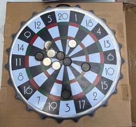 Magnetic Bottle Cap Darts Board