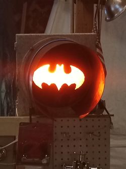 Batman flashing light