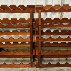 Wooden Wine Bottle Racks 