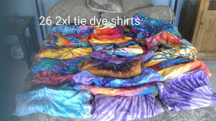 25 Tye Dye Shirts $215