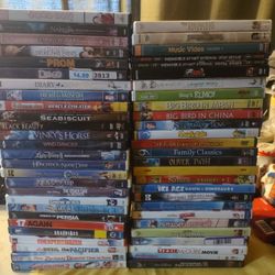 54 Kids Cartoons Movies DVDs For A Total Of 111 Movies Cartoons Read Full Description Will Not Separate