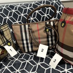 Burberry Tote Bags and Bucket Purse 