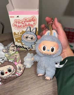 AUTHENTIC POP MART Labubu The Monsters Exciting Macaron Plush - Sea Salt Coconut