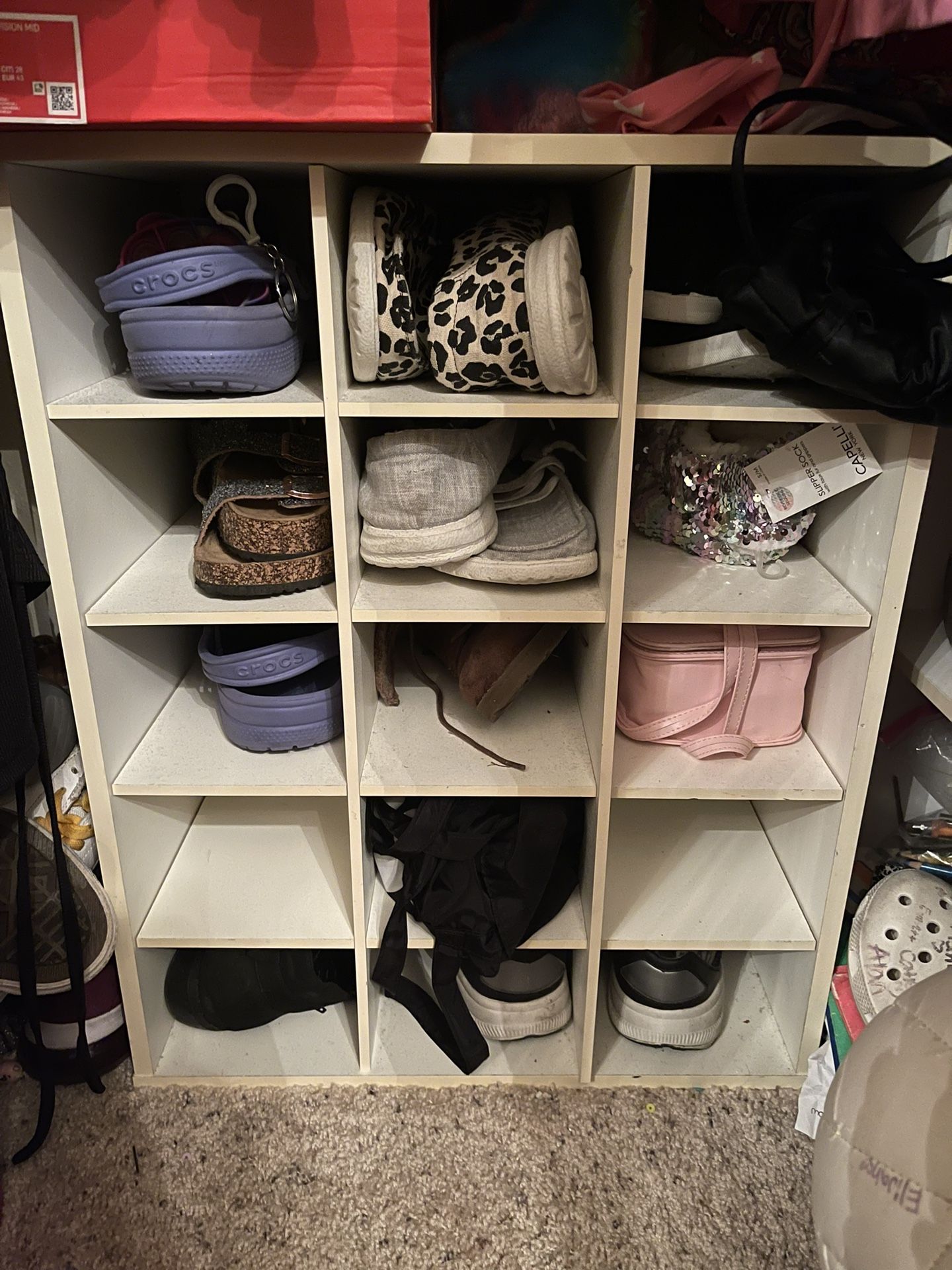 $25 Shoe Cubby